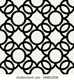 Abstract, geometric background, modern seamless pattern, wrapping paper, 60s, 70s fashion style, black and white trendy fabric, simple ornaments, template, layout, sketch, tissue samples for design