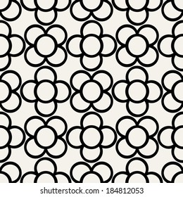 Abstract, geometric background, modern seamless pattern, wrapping paper, 60s, 70s fashion style, black and white trendy fabric, simple ornaments, template, layout, sketch, tissue samples for design