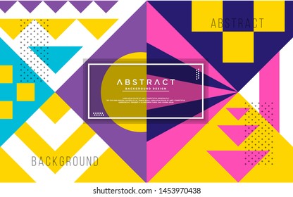 Abstract geometric background with modern shape