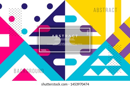 Abstract geometric background with modern shape