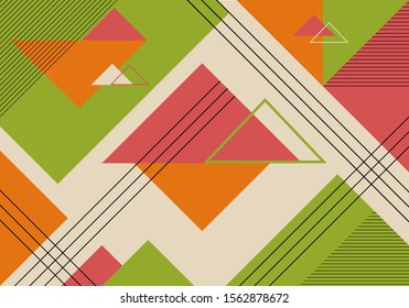 Abstract geometric background with modern shape