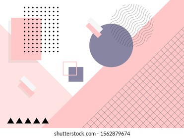 Abstract geometric background with modern shape