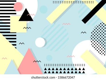 Abstract geometric background with modern shape