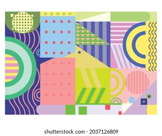 Abstract geometric background with modern shape