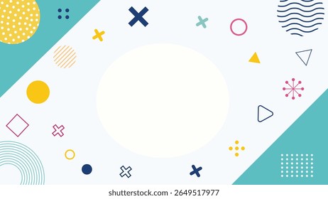 Abstract geometric background with modern shapes for various design projects.