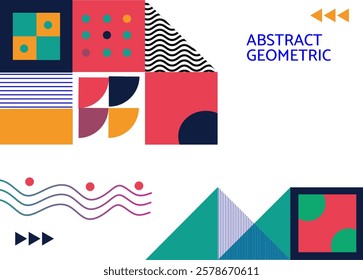 Abstract geometric background with modern stylish design and structured patterns.  