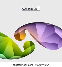 Abstract geometric background modern vector illustration