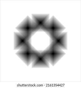 Abstract geometric background. monochrome texture. black and white pattern. Vector Illustration