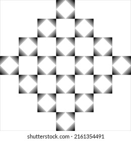 Abstrakter geometrischer Hintergrund. monochrome Textur. schwarz-weißes Muster. Vektorgrafik