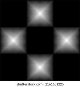 Fondo geométrico abstracto. textura monocroma. patrón blanco y negro. Ilustración vectorial