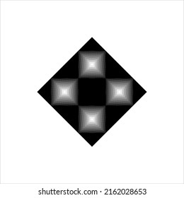 Abstract geometric background. monochrome texture. black and white pattern. Vector Illustration