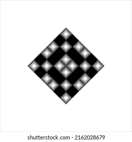 Abstract geometric background. monochrome texture. black and white pattern. Vector Illustration