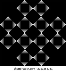 Abstrakter geometrischer Hintergrund. monochrome Textur. schwarz-weißes Muster. Vektorgrafik
