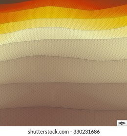 Abstract Geometric Background. Mosaic Vector Illustration. Design Template. Perspective Grid Texture.