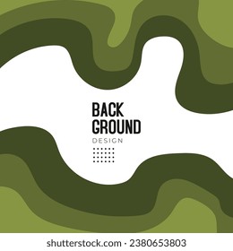 Abstract geometric background with 
Moss green colour palette