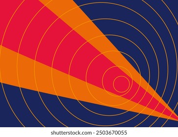abstract geometric background with multicolored elements
