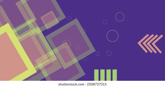 Abstract geometric background with multicolored elements. Vector illustration for design