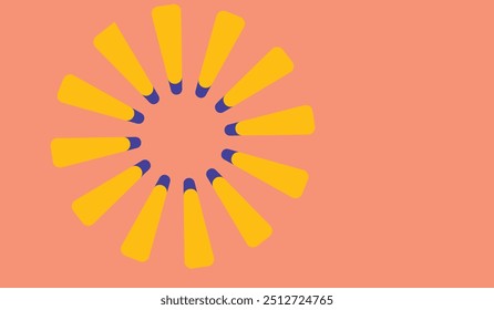 Fundo geométrico abstrato com elementos multicoloridos. Ilustração vetorial para design