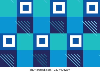 Abstract Geometric Background. Neo Geo Pattern. Abstract Pattern Trendy with Square and Round Colored. Neo Geo Seamless Pattern Design Can Be Used For Wrapping Paper, Packaging, Wallpaper, Cover, post