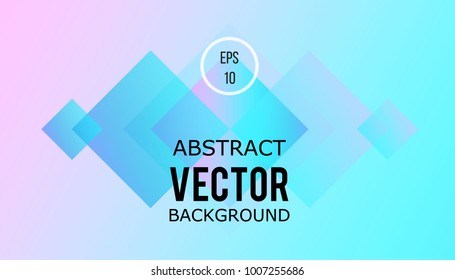 Abstract geometric background neon 
 blue pink turquoise geometry. Modern business brochure, leaflet, flyer, cover template