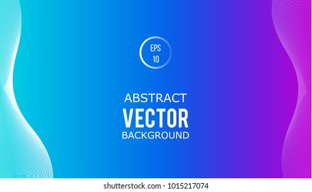 Abstract geometric background neon violet purple white line wave. Modern business brochure, leaflet, flyer, cover, powerpoint layout template