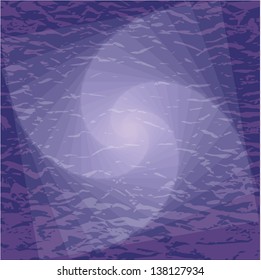 Abstract geometric background on grunge paper