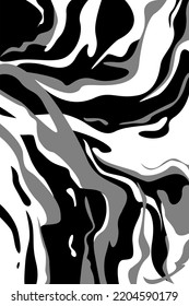 Resumen del fondo geométrico con un patrón psicodélico de líneas de op-art. Diseño de vectores de fondo líquido de Groovy frío. Textualidad de fondo de moda Y2k. Papel de escritorio de Funky Retro.