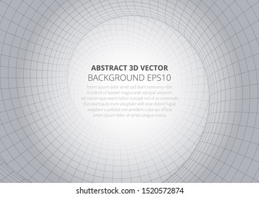 Abstract geometric background. Optical illusion of spiral motion. 3D modeling of objects.