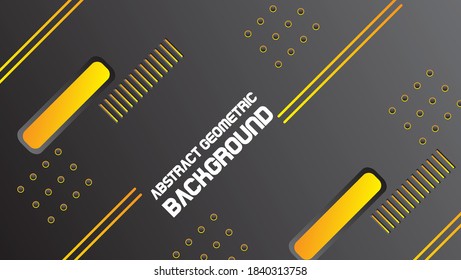 abstract geometric background with orange color and dark background