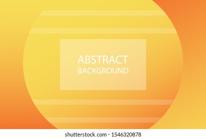 abstract geometric background orange gradient color with space for text for your design, presentation, banner, flyer, slide show vector illustration 