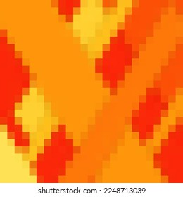 Abstract geometric background.  Orange pixel.