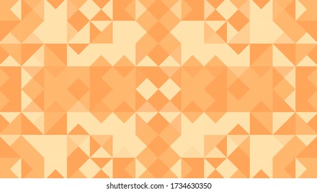 Abstract geometric background with orange polygons.