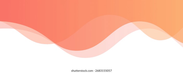 abstract geometric background orange and yellow gradations wave shape abstract memphis.simple design. modern trendy design, creative, eps10