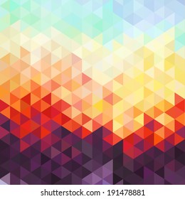 Abstract geometric background - origami 
