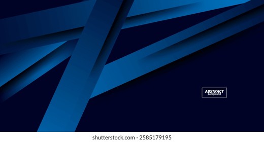 Abstract geometric background overlapping with blue gradient frame background design. Blue overlapping shape pattern. Vector eps10