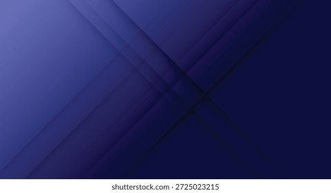 Fundo geométrico abstrato com linhas diagonais sobrepostas e gradientes sutis em tons de azul profundo, azul marinho e índigo, criando um design digital moderno, elegante e profissional para marcas corporativas