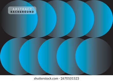 Abstract geometric background with overlapping gradient blue circles on a dark surface, creating a modern and minimal digital pattern design.