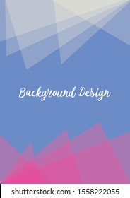 Abstract geometric background. Overlapping transparent triangles.