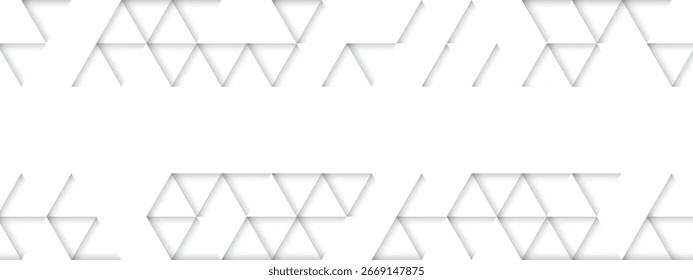 Abstract Geometric Background with Overlapping Triangles