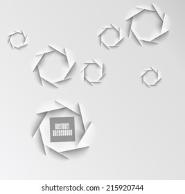 Abstract geometric background,  paper cut texture with shadow. Simple clean background texture, interior wall panel pattern.