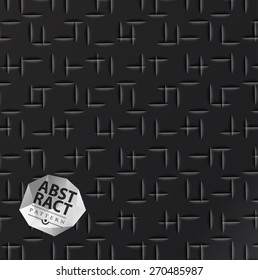 Abstract geometric background,  paper cut texture with shadow. Simple clean background texture, interior wall panel pattern.
