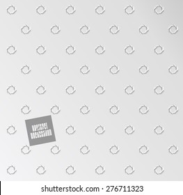 Abstract geometric background,  paper cut texture with shadow. Simple clean background texture, interior wall panel pattern.