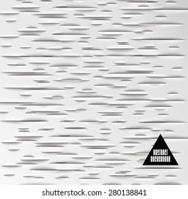 Abstract geometric background,  paper cut texture with shadow. Simple clean background texture, interior wall panel pattern.