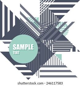 abstract geometric background pastel
