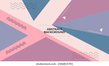 ABSTRACT GEOMETRIC BACKGROUND PASTEL COLOR VECTOR DESIGN TEMPLATE FOR WALLPAPER, COVER DESIGN, HOMEPAGE DESIGN
