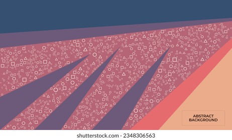 ABSTRACT GEOMETRIC BACKGROUND PASTEL COLOR VECTOR DESIGN TEMPLATE FOR WALLPAPER, COVER DESIGN, HOMEPAGE DESIGN