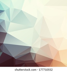 Abstract geometric background with pastel colored polygonal pattern