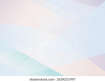 Abstract Geometric Background Pastel Gradation Soft Color Design
