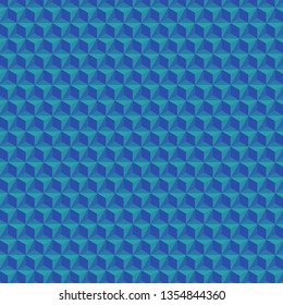 Abstract geometric background pattern blue for print and web.