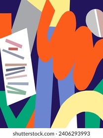 Abstract geometric background pattern for design elements